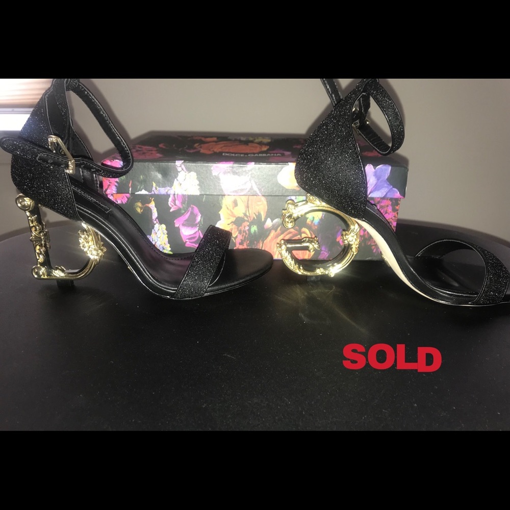 Dolce and Gabbana Glitter Sandal